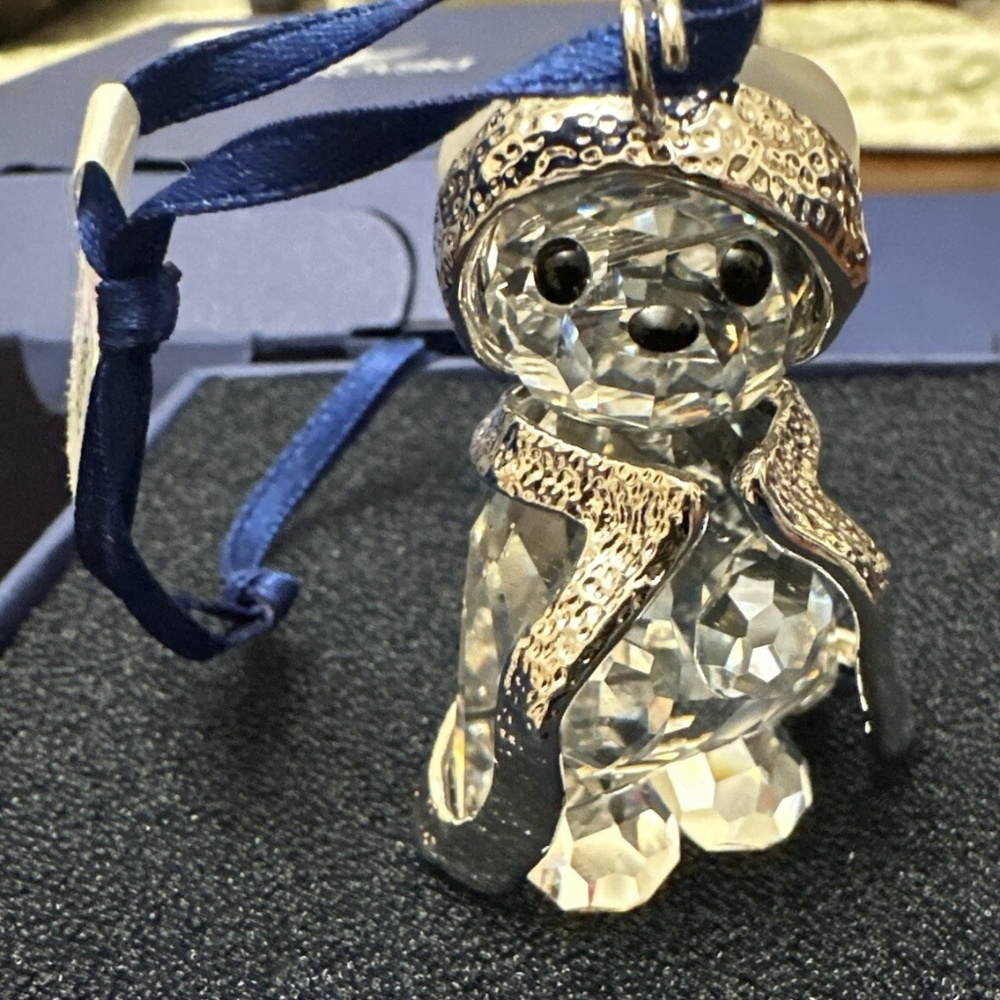 Swarovski Santa Kris Bear Ornament